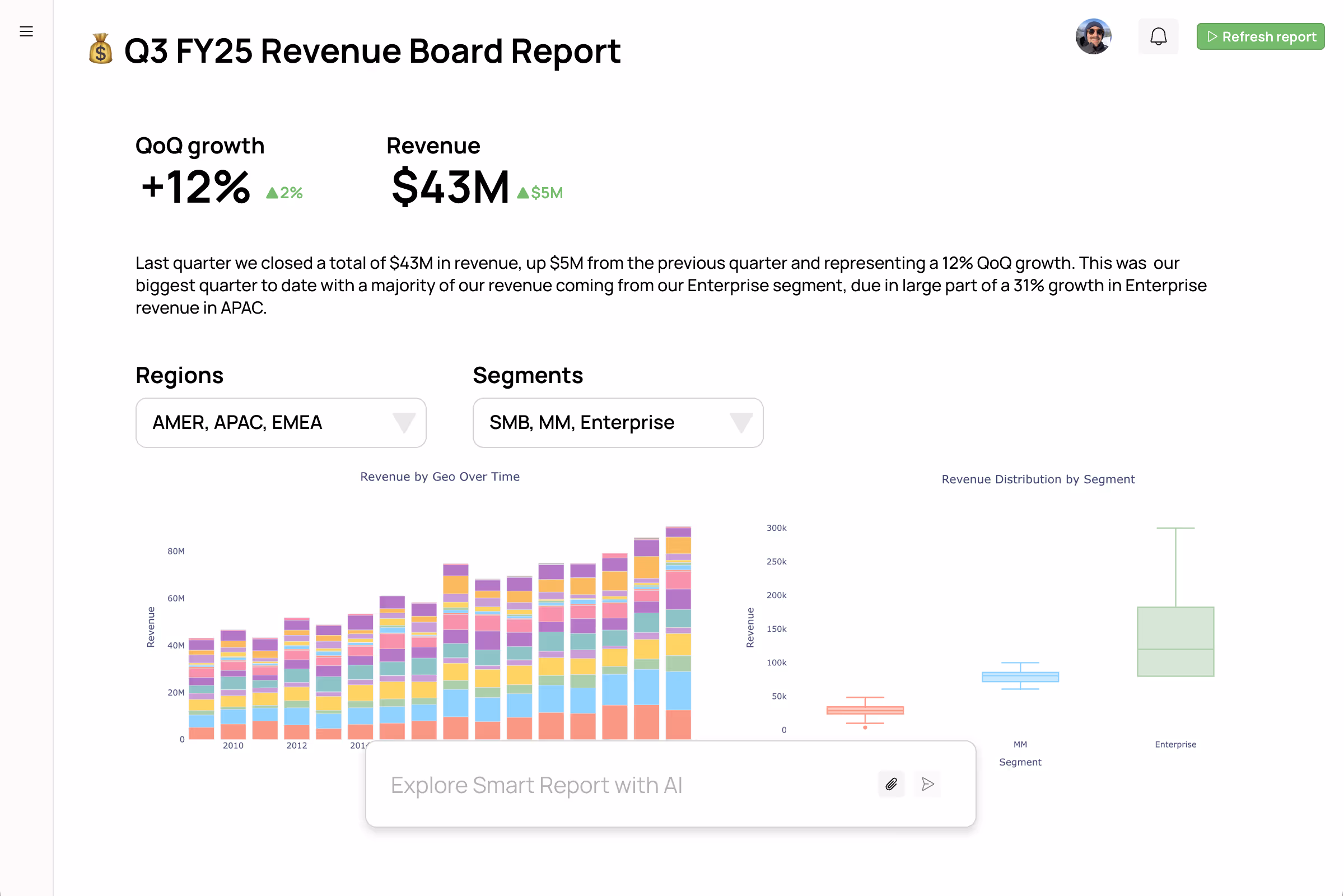 Dashboards & data apps